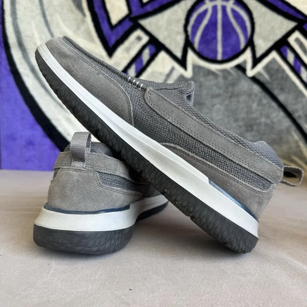 Size 11 - Skechers Shoes Mens Del Array Slip On Loafers Brown Canvas 210278W